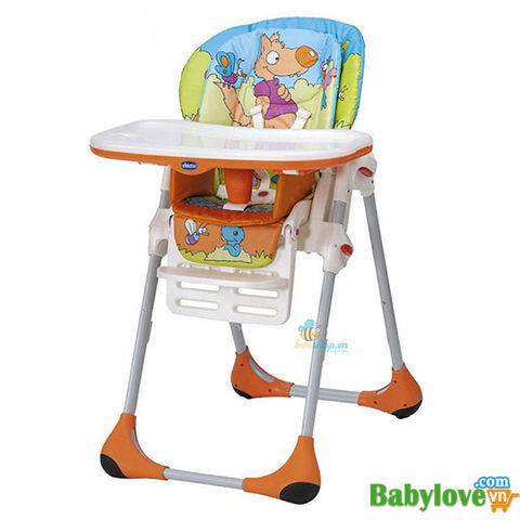 Ghế ăn bột Chicco Polly Chuột túi